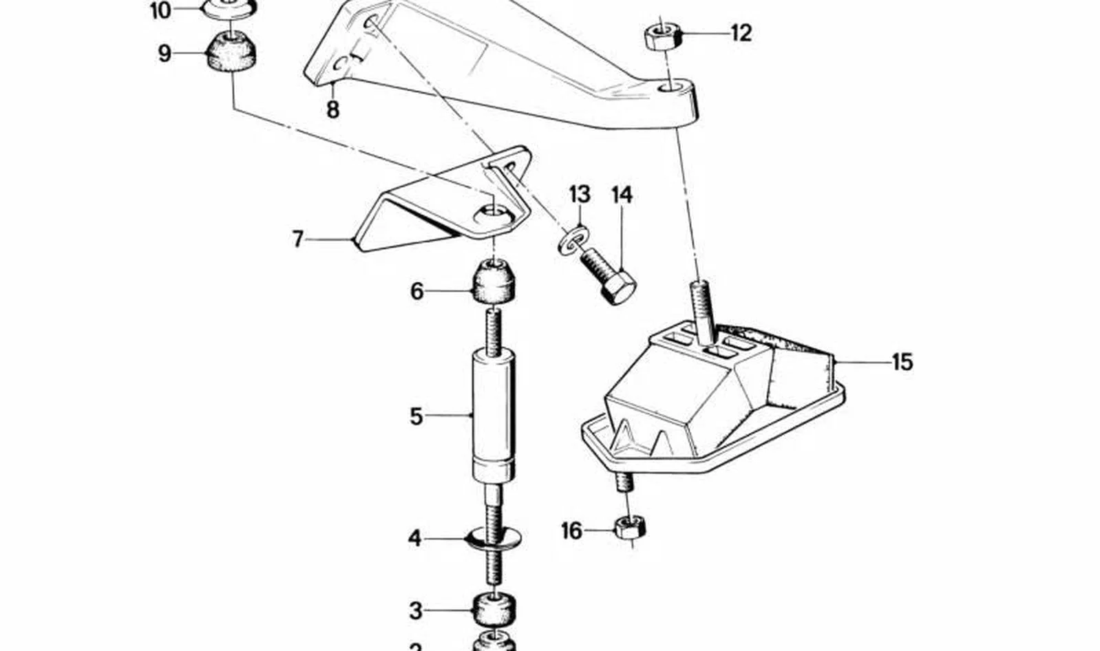 BMW 3 Serisi E21 Motor Takozu Halkası 11811245365