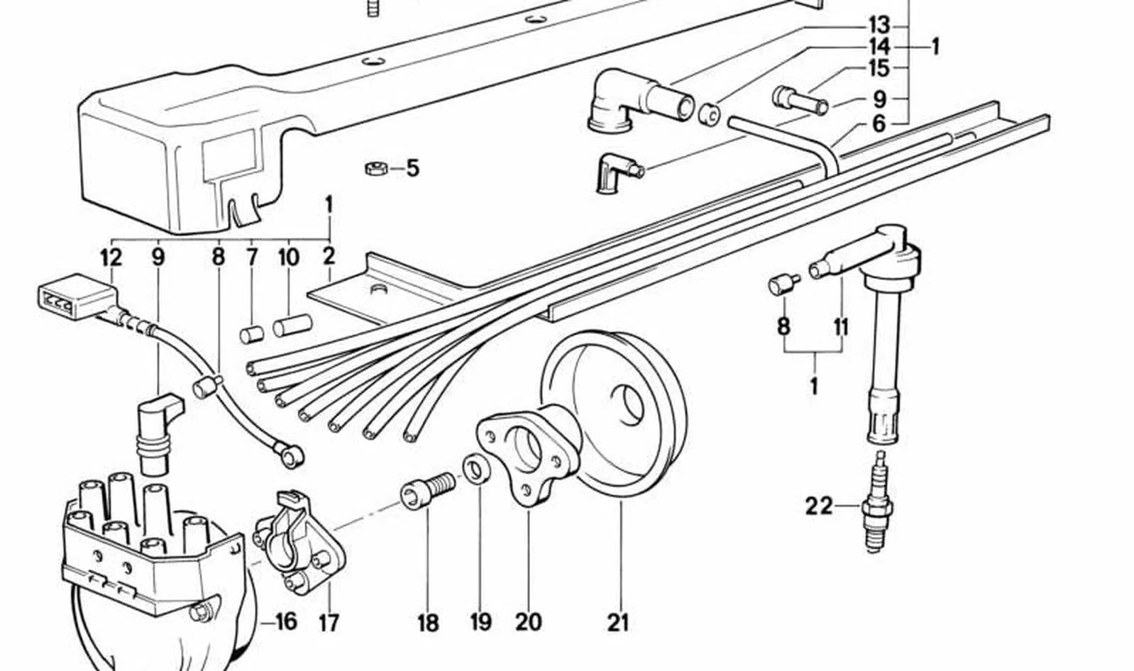 BMW E21 E24 E28 E30… 1. Silindir İşaret Halkası 12121706186