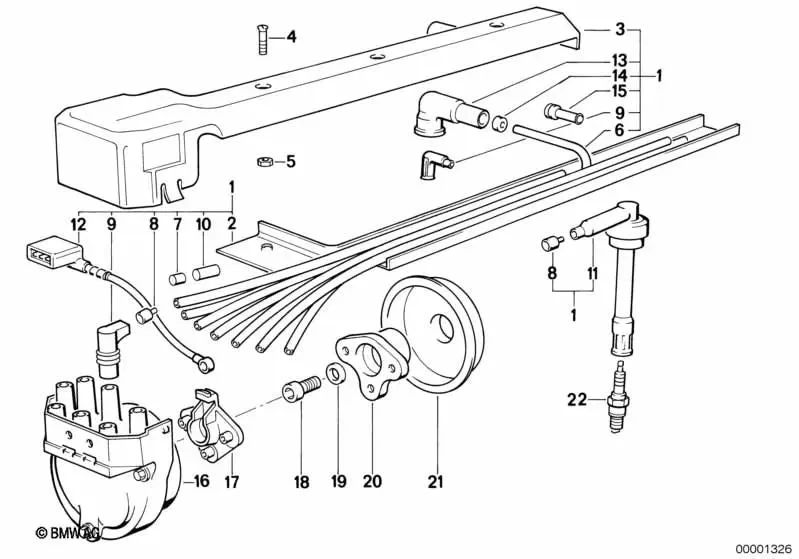 BMW E21 E24 E28 E30… 2. Silindir İşaret Halkası 12121706187