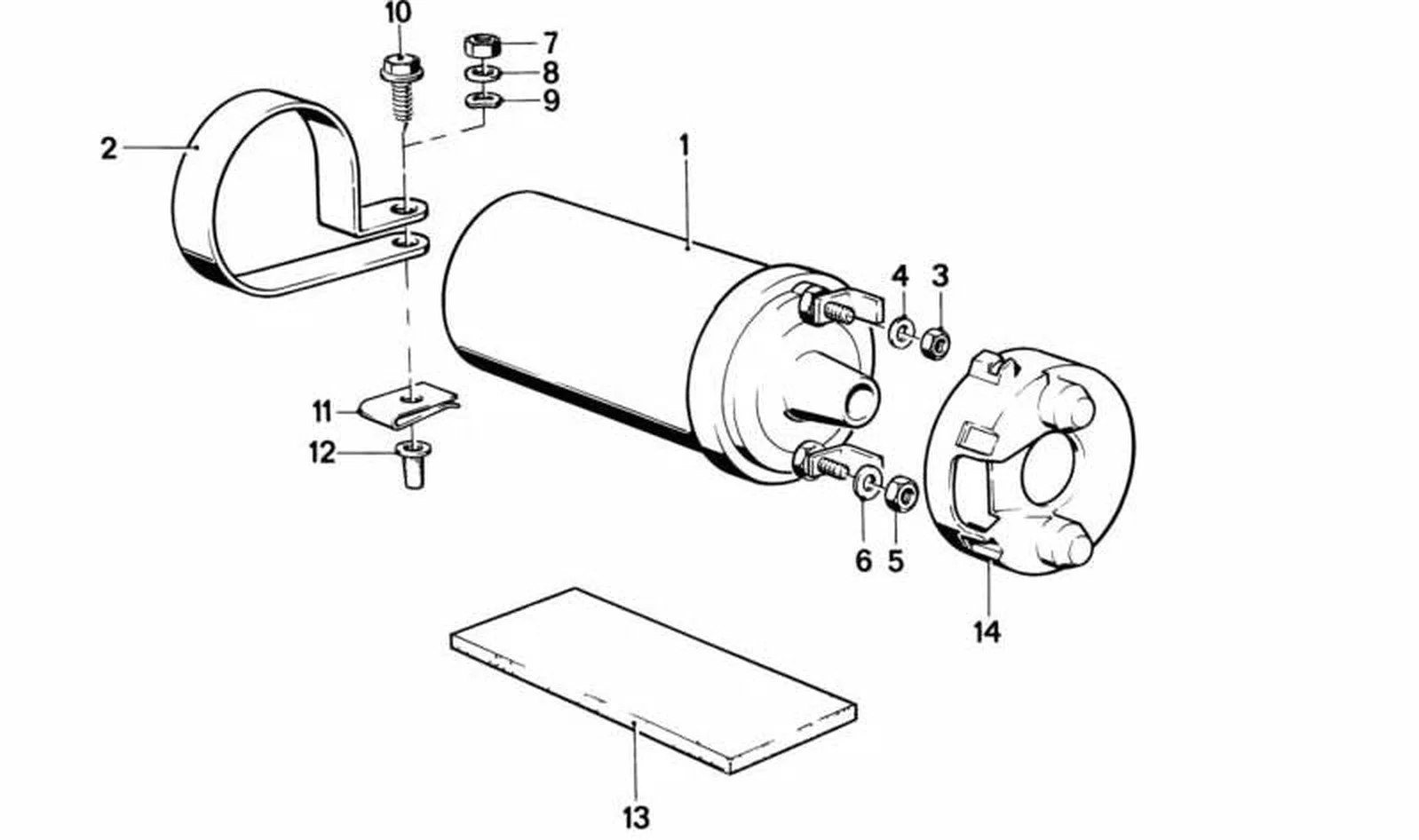 BMW E21 E24 Bobin Tampon Kılıfı 12131360621