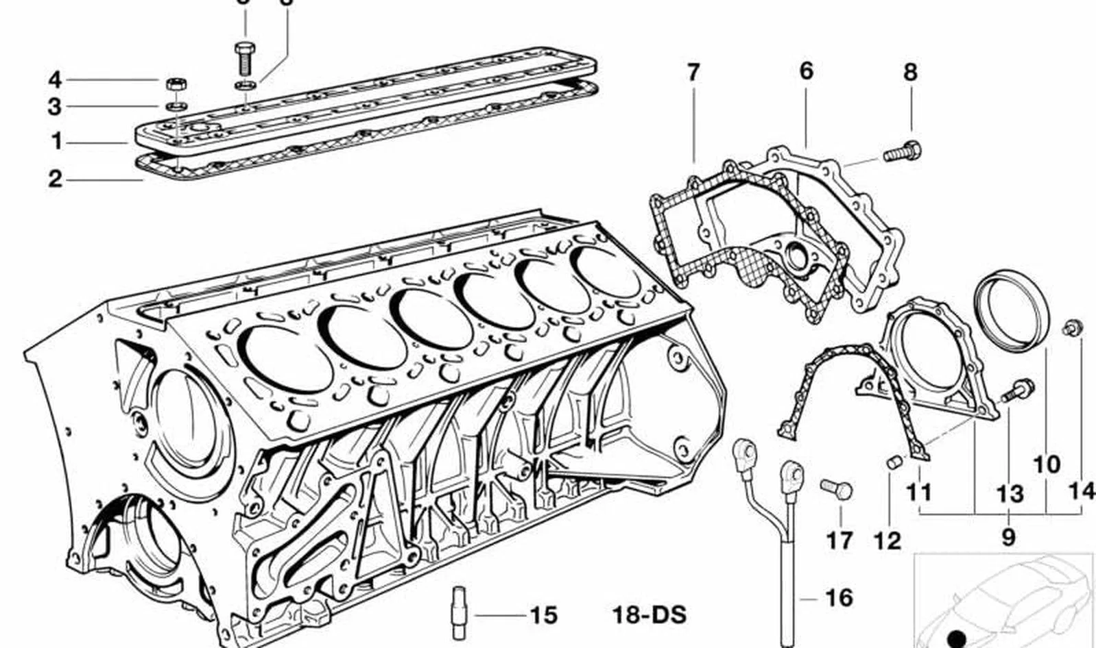 BMW E38 E39 E46 E53… Detonasyon Sensörü 12141709316