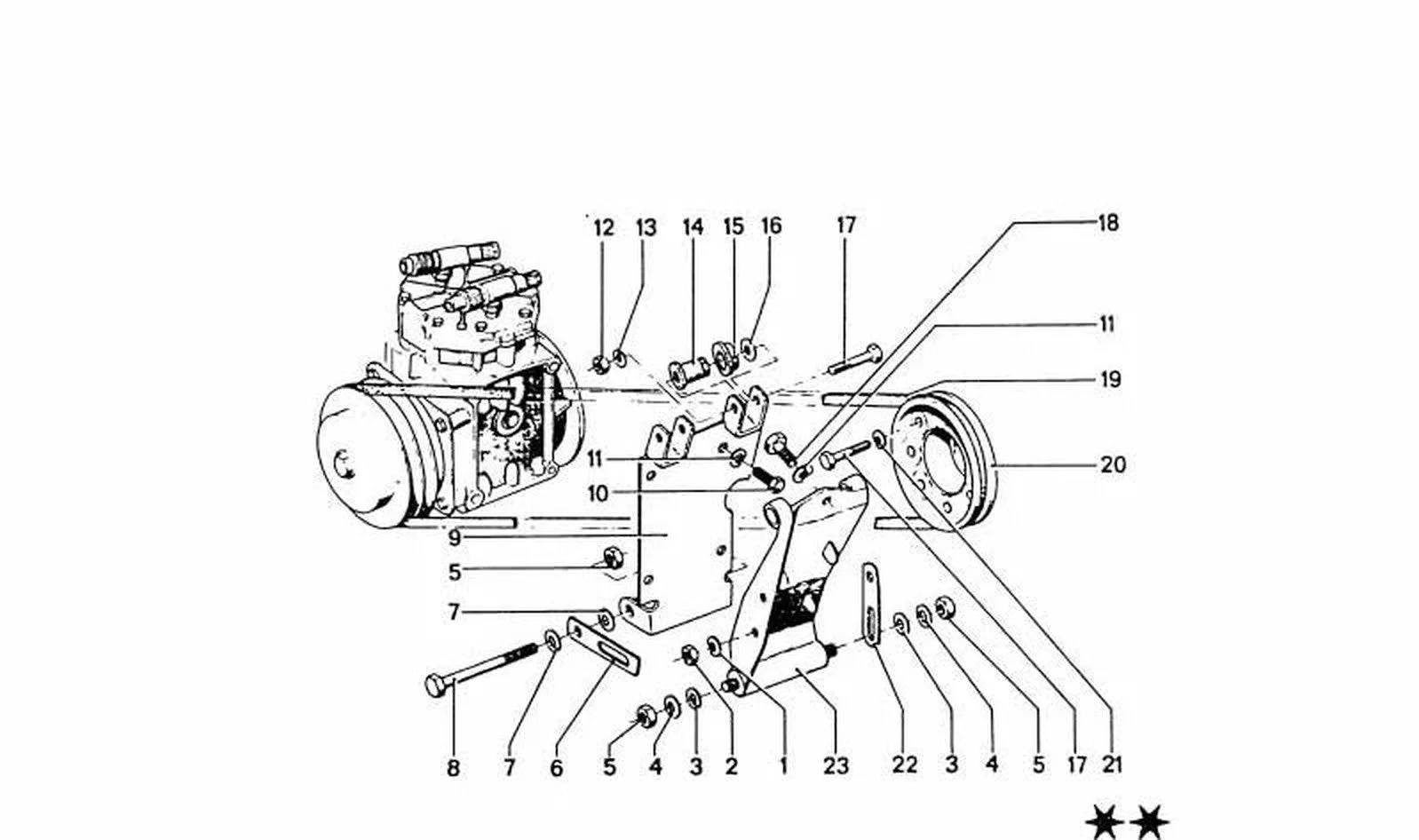 BMW E21 E24 E28 E30 Kasnak Mesafe Burcu 12311268434