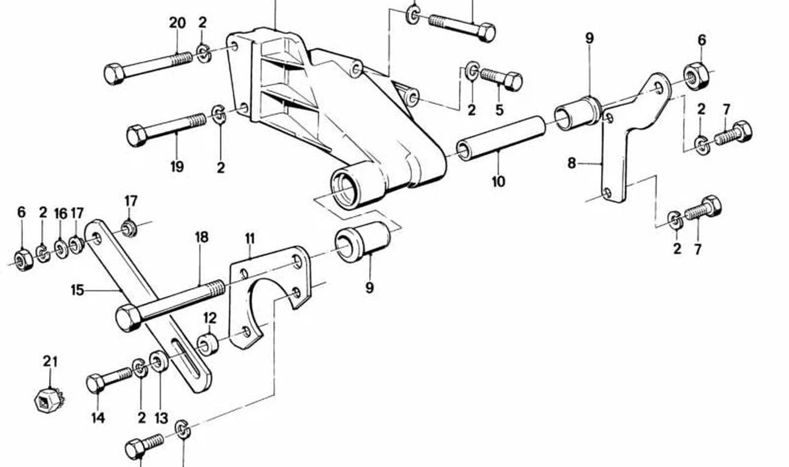 BMW E21 E28 E30 Alternatör Gergi Lamı 12311273638