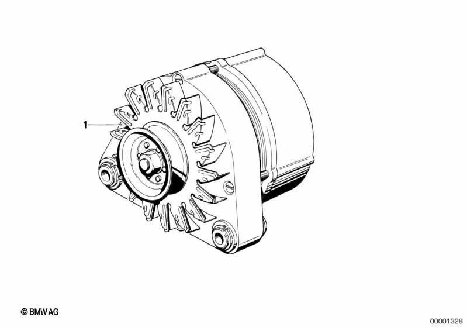 BMW E24 E28 E30 E32… Alternatör V Kayış Kasnağı 12311314398