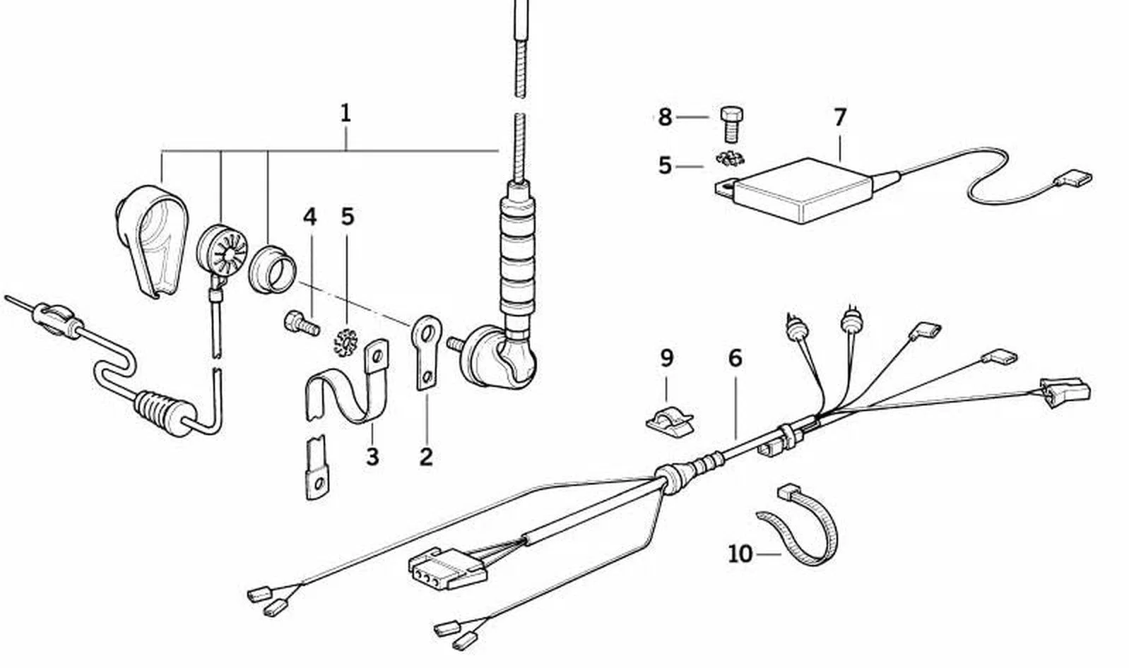 BMW E21 E24 E28 E30… Alternatör Parazit Kondansatörü 12311356564