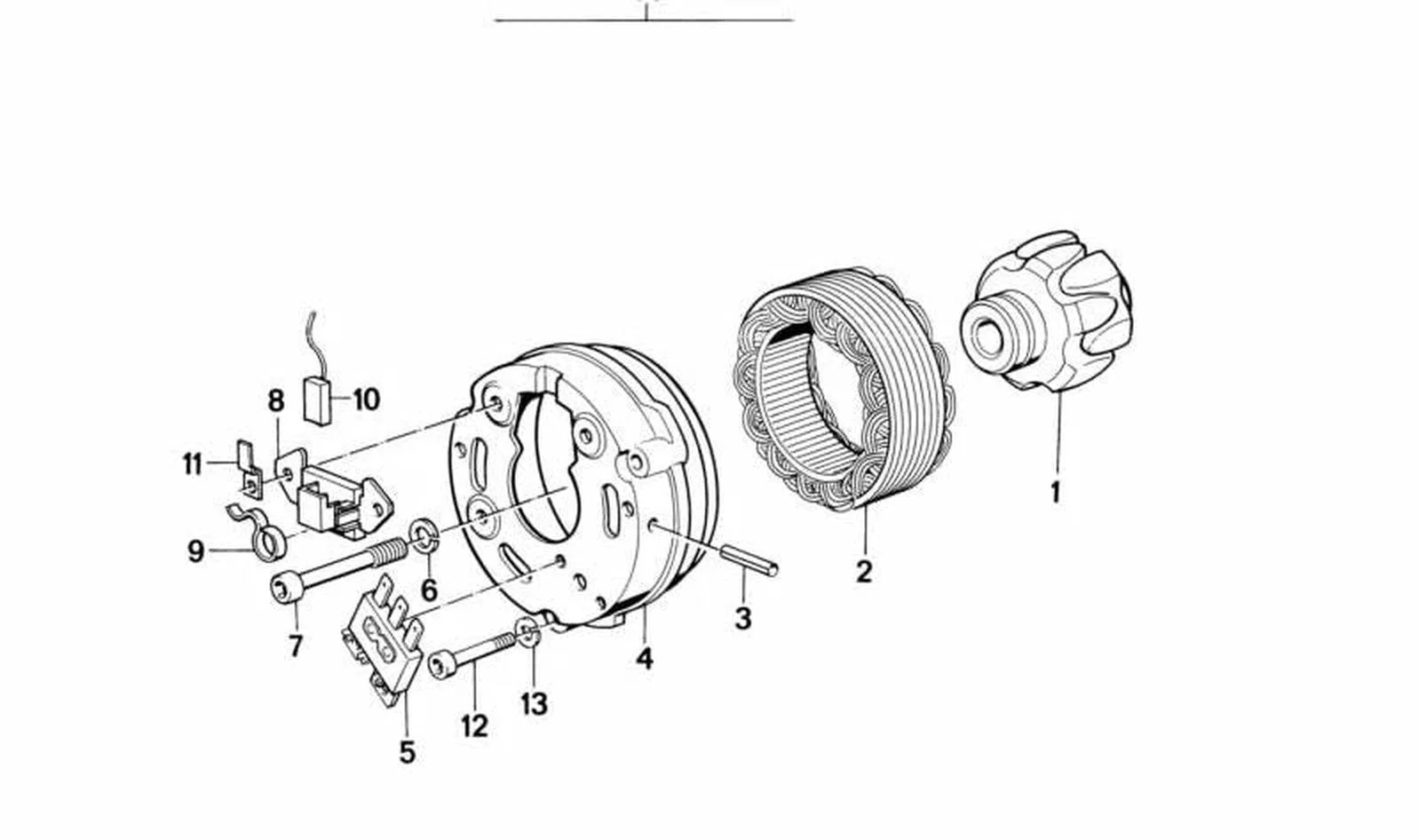 BMW E39 E46 E53 E60… Şarj Alternatörü 12314257523
