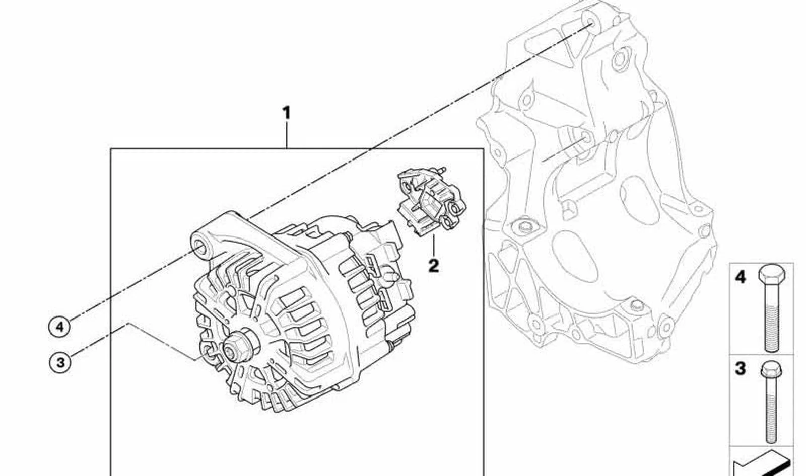 BMW E60 E61 E81 E82… Alternatör Voltaj Regülatörü 12318510088