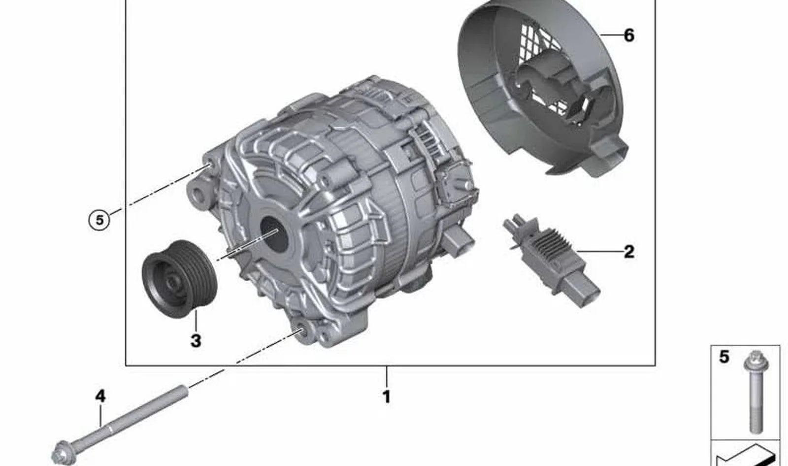 BMW F97 F98 G01 G02… Alternatör Akım Regülatörü 12318635481