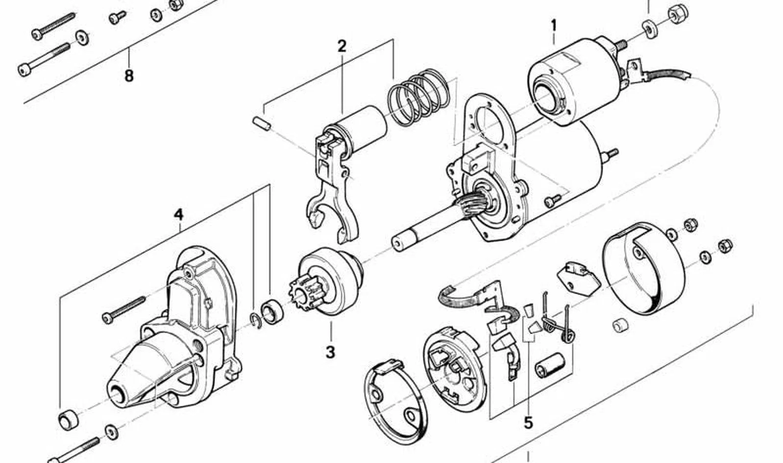 BMW F20 F22 F30 Marş Motoru Kavrama Kolu 12411244609