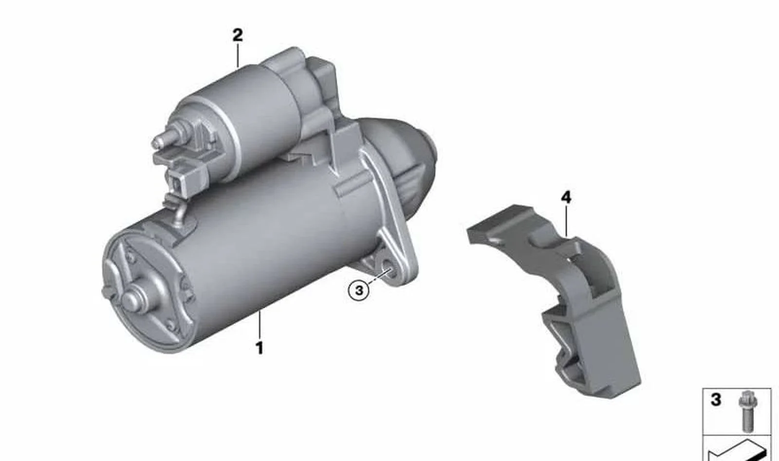 BMW F10 F11 F15 F20… Marş Motoru Ses Yalıtım Tapası 12418571350