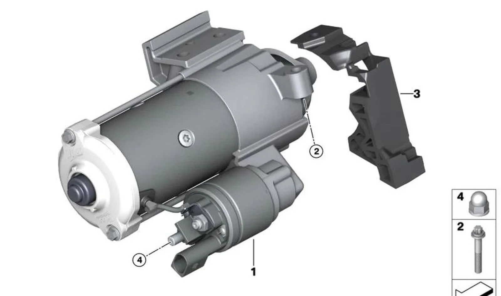 BMW F20 F21 G01 G02… Marş Motoru Ses Yalıtım Tapası 12418588900
