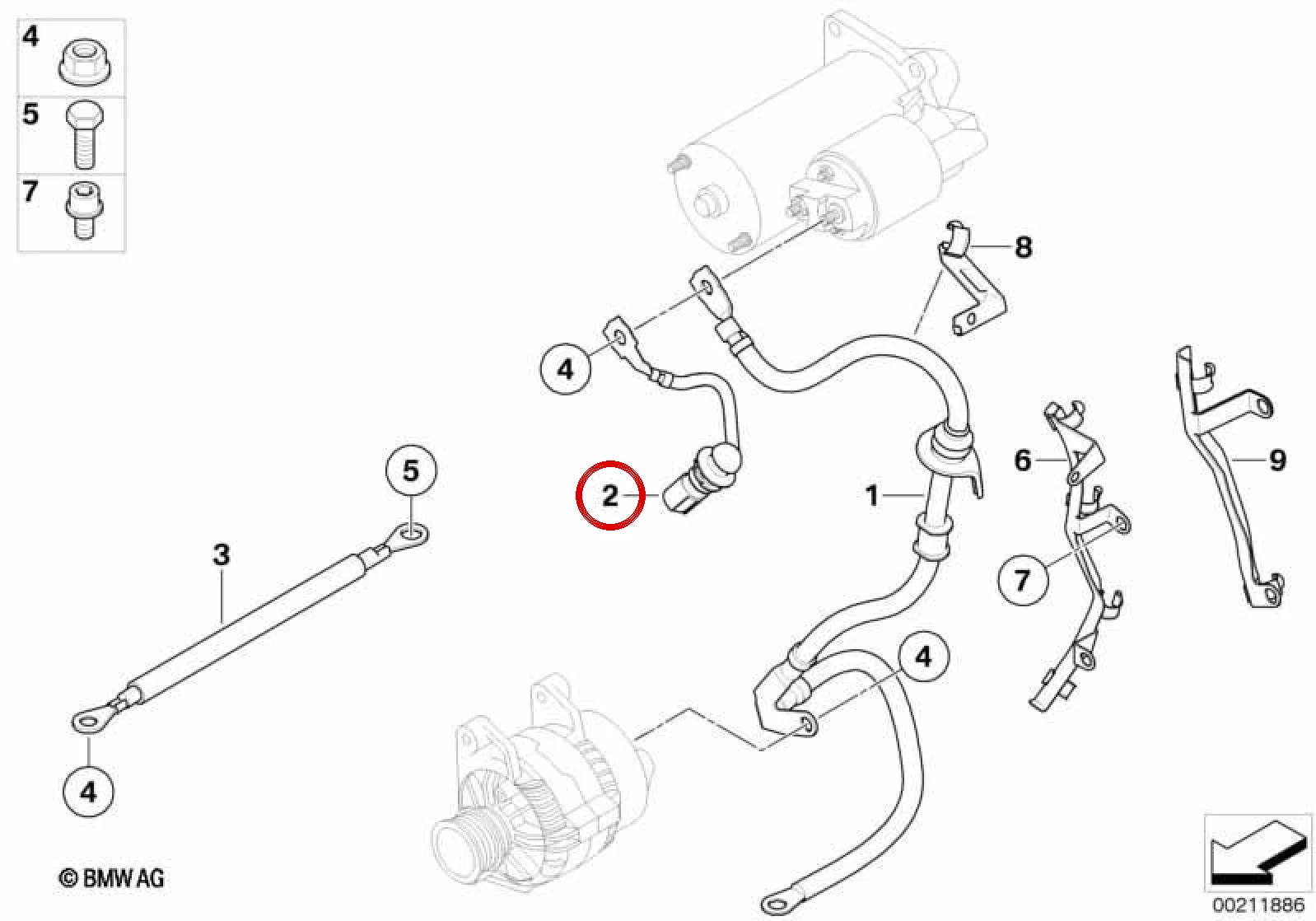 BMW 5 Serisi E60 E61 Kızdırma Sistemi Kablo Demeti 12427798482