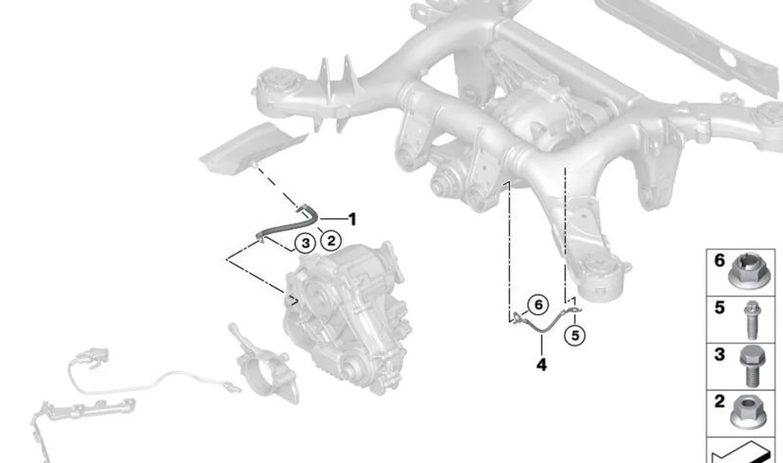 BMW F90 F91 F92 F93… Şase Kablosu 12428638736