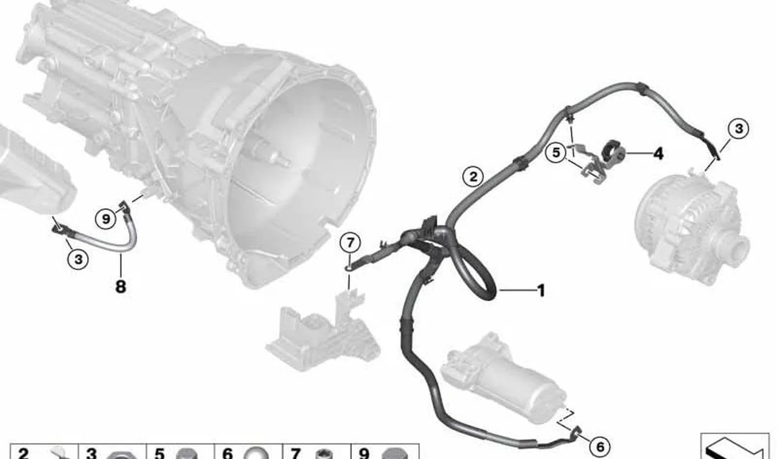BMW F20 F21 F22 F23… Alternatör Braketi 12428642527