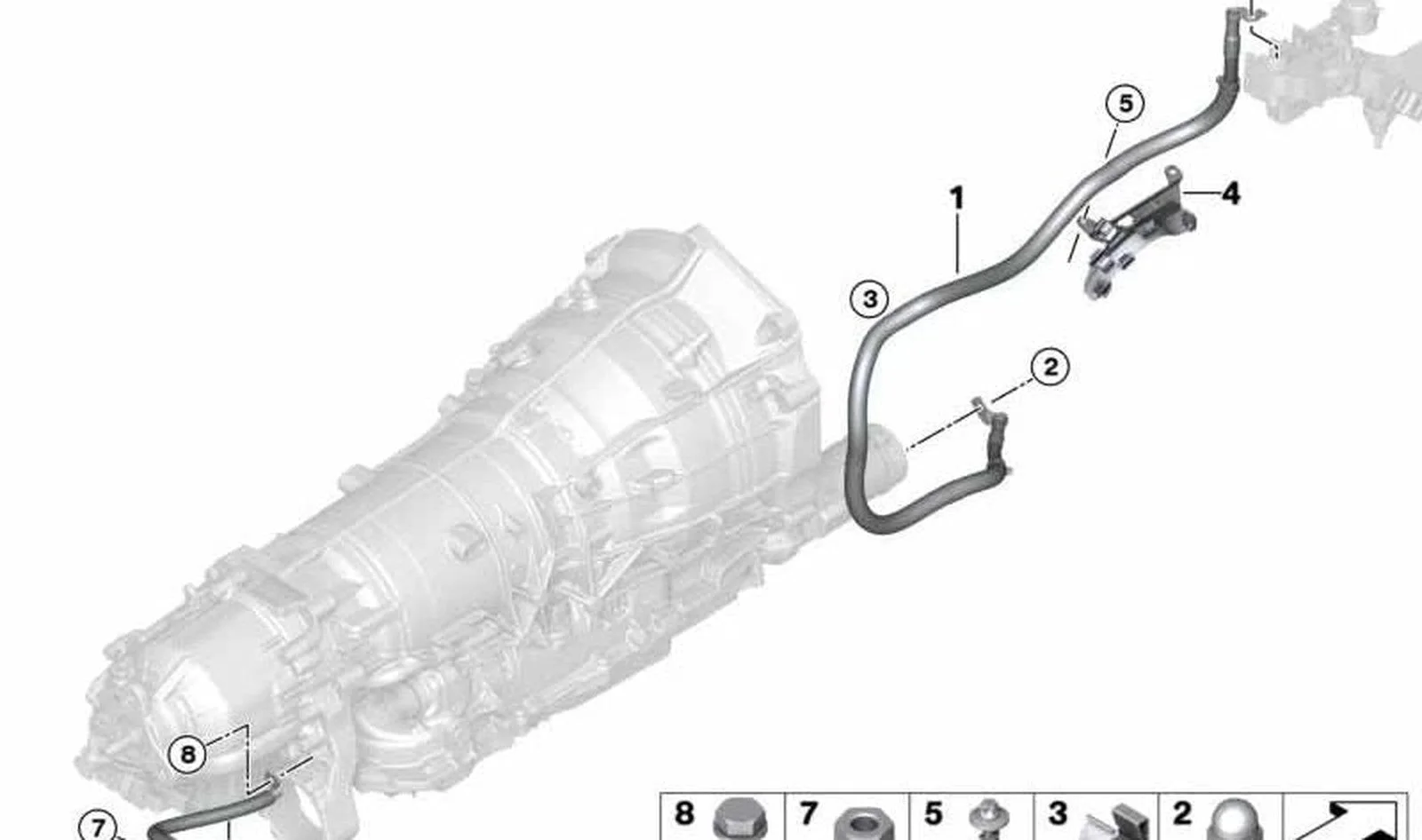 BMW G01 G02 G05 G06… Akü Kablosu Sac Tutucu Braketi 12428685972