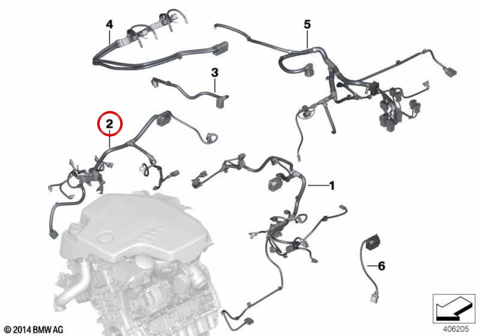 BMW E84 E89 Sensör Modülü 2 Kablo Demeti 12517641662