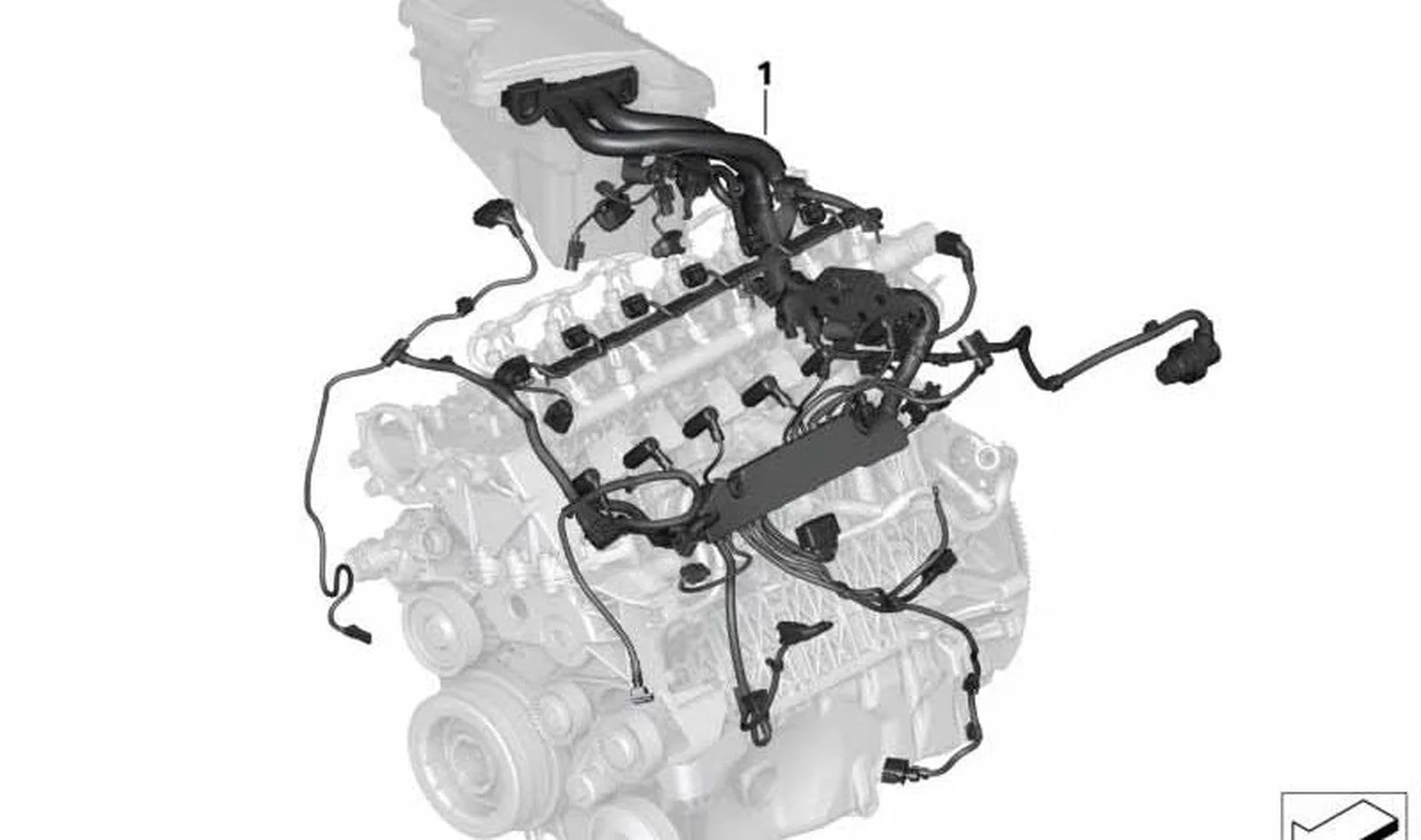 BMW E70 E71 E72 E90… Dizel Motor Elektrik Tesisatı 12517812755