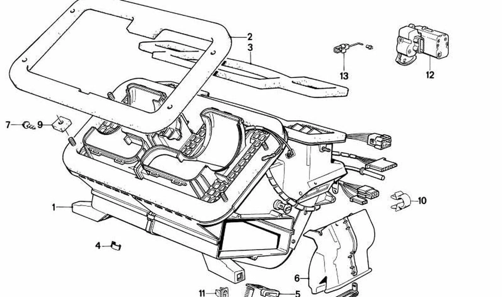 BMW E21 E24 E28 E30… Kablo Tutucu 12521276147