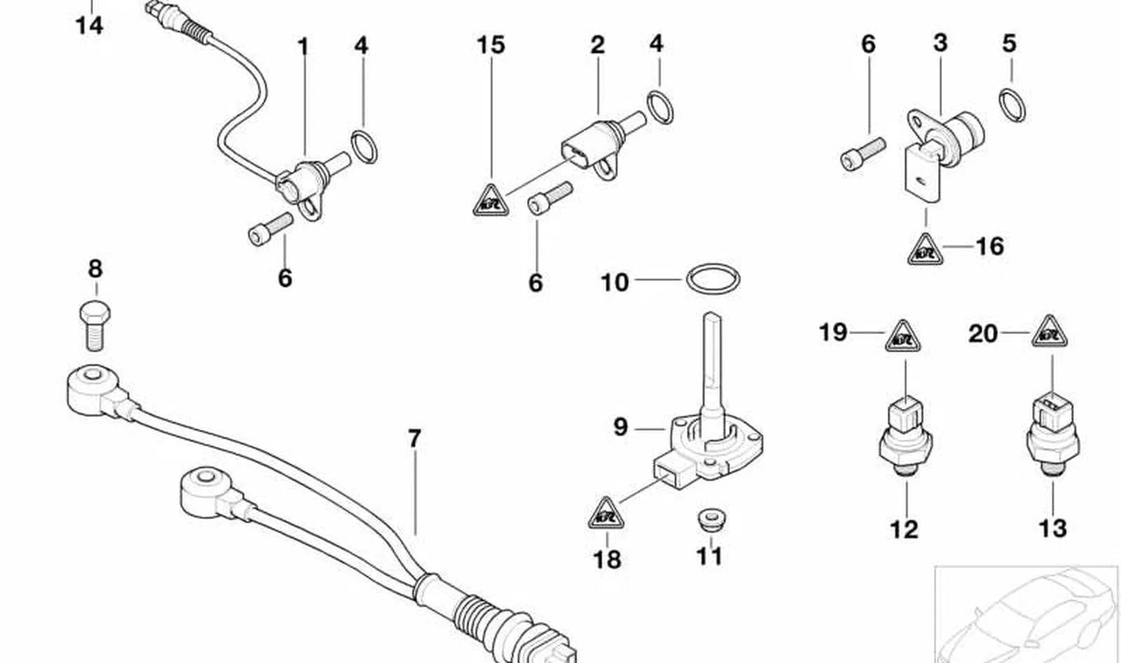 BMW E36 E39 E46 E53… 4 Pinli Soket Kutusu 12521427964