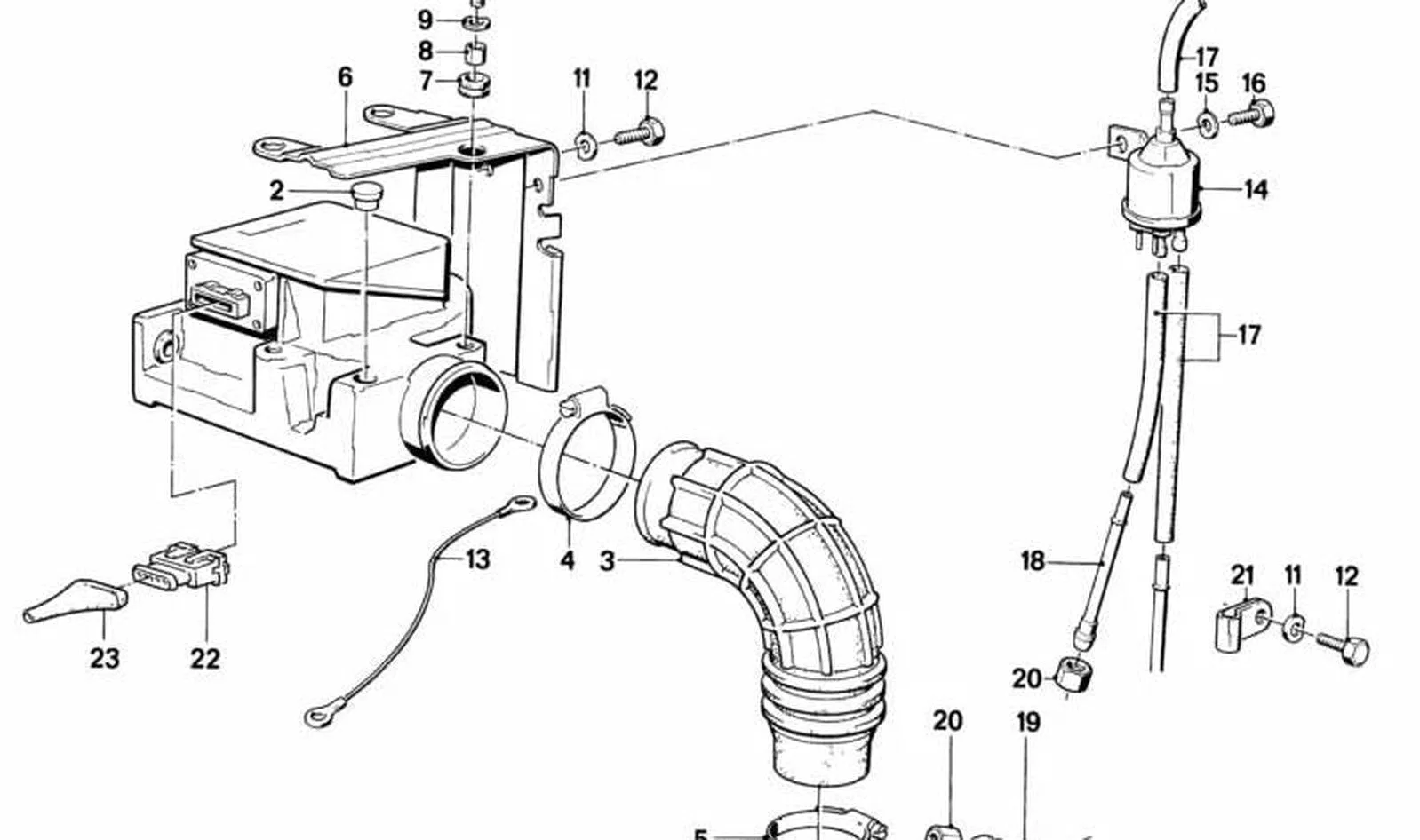 BMW E21 E24 E28 E30… 7 Pinli Konnektör Gövdesi 12521706059