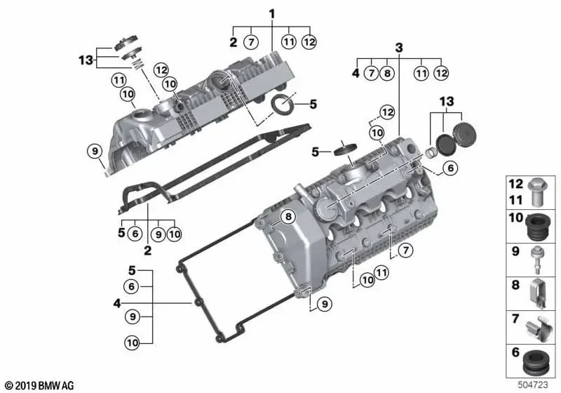 BMW E53 E60 E61 E63… Kablo Kelepçesi 12527510935