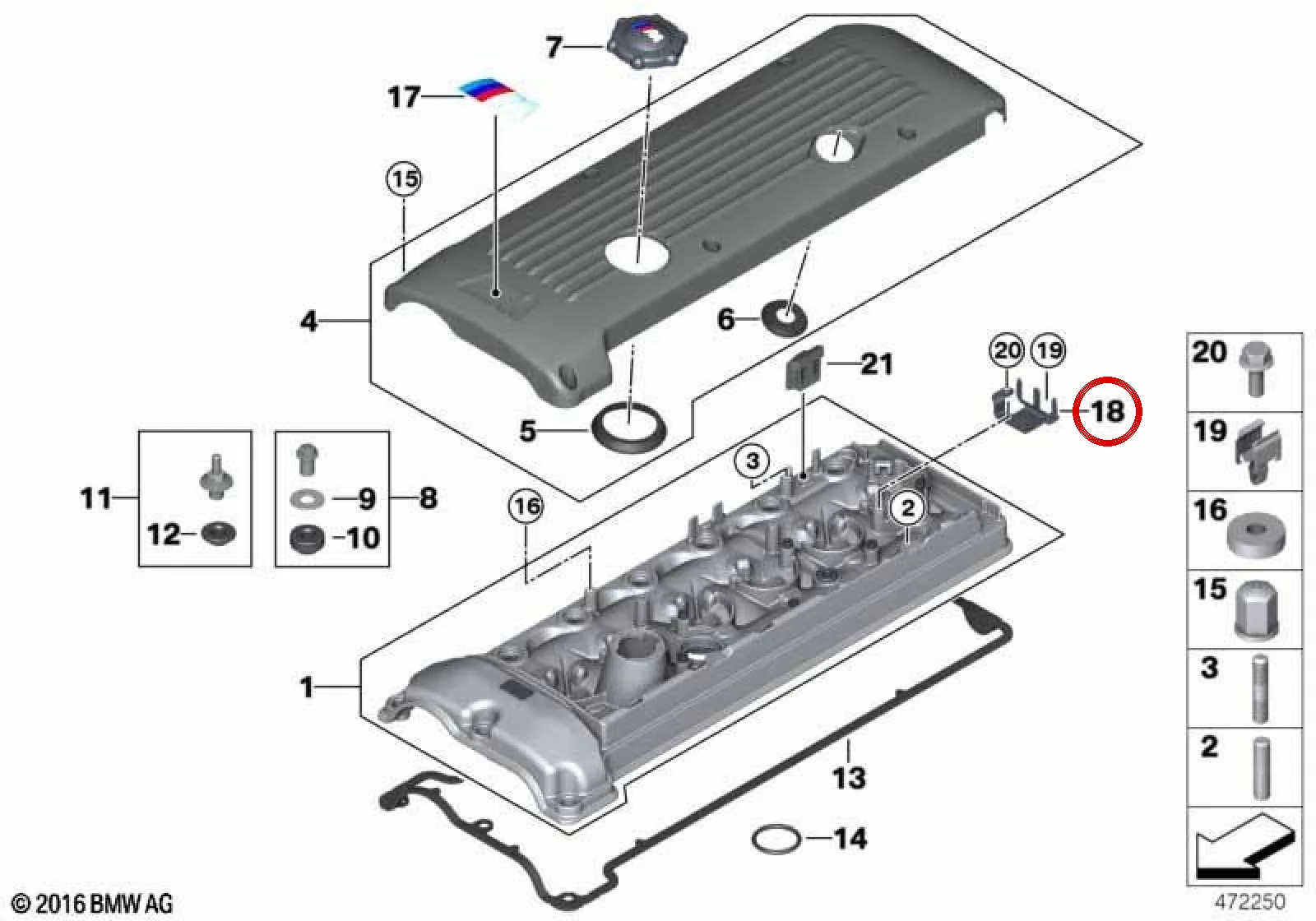 BMW Z4 E85 E86 Lambda Sondası Konnektör Tutucusu 12527836608