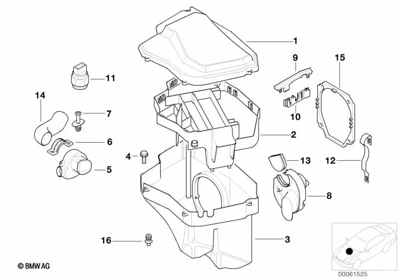BMW E39 E53 E65 E71 Elektronik Kutu Fanı 12901438023