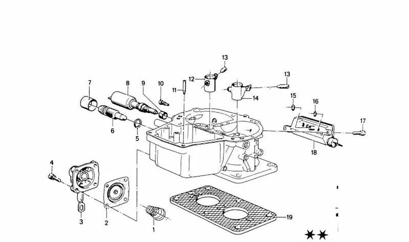 BMW E21 E24 Karbüratör Rölanti Kesme Valfi 13111260516