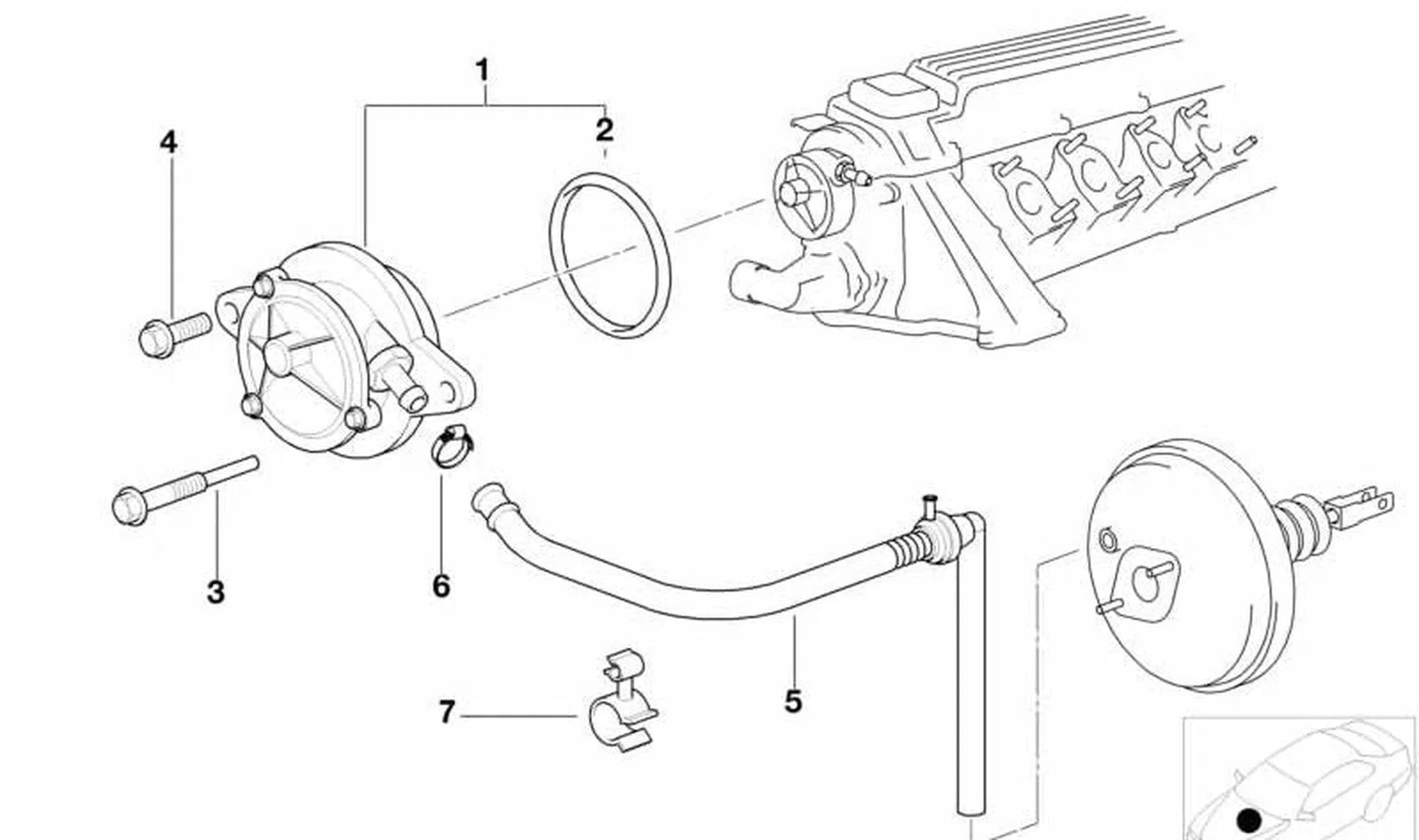 BMW E24 E28 E30 E34… Hortum Tutucu 13311274792
