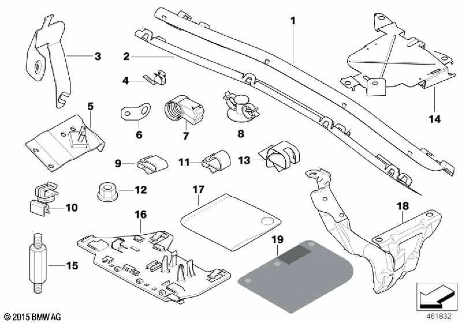 BMW E34 E36 E46 Emme Ara Parçası 13512245251