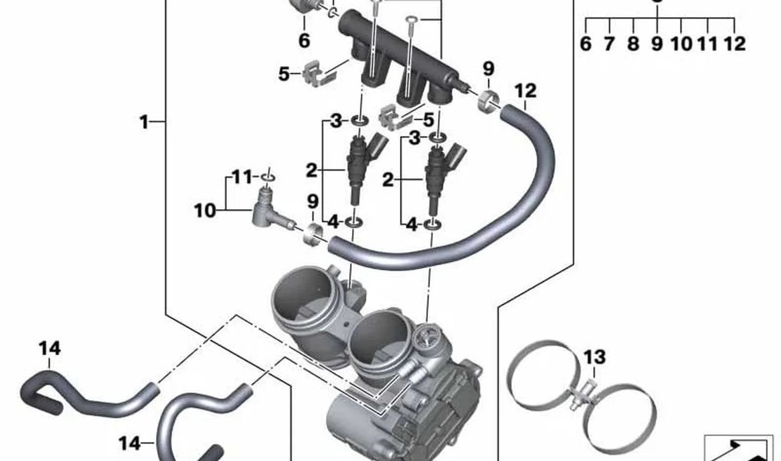 BMW E60 E61 E63 E64… Yakıt Sistemi O-Ring Contası 13537559991