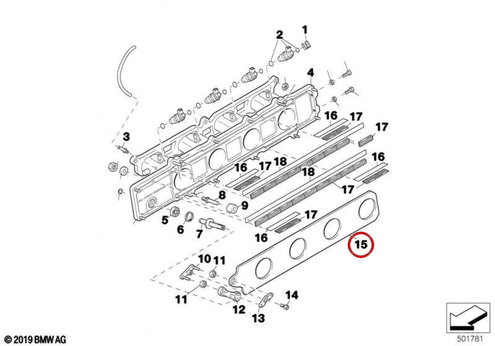 BMW E30 E32 E34 E36 Rölanti Ayar Valfi 13541416113