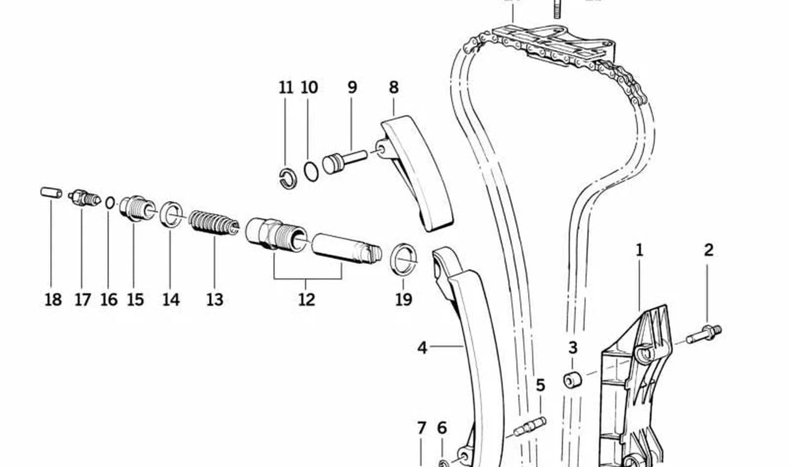 BMW E21 E28 E30 E36 O-Ring Conta 13641360378