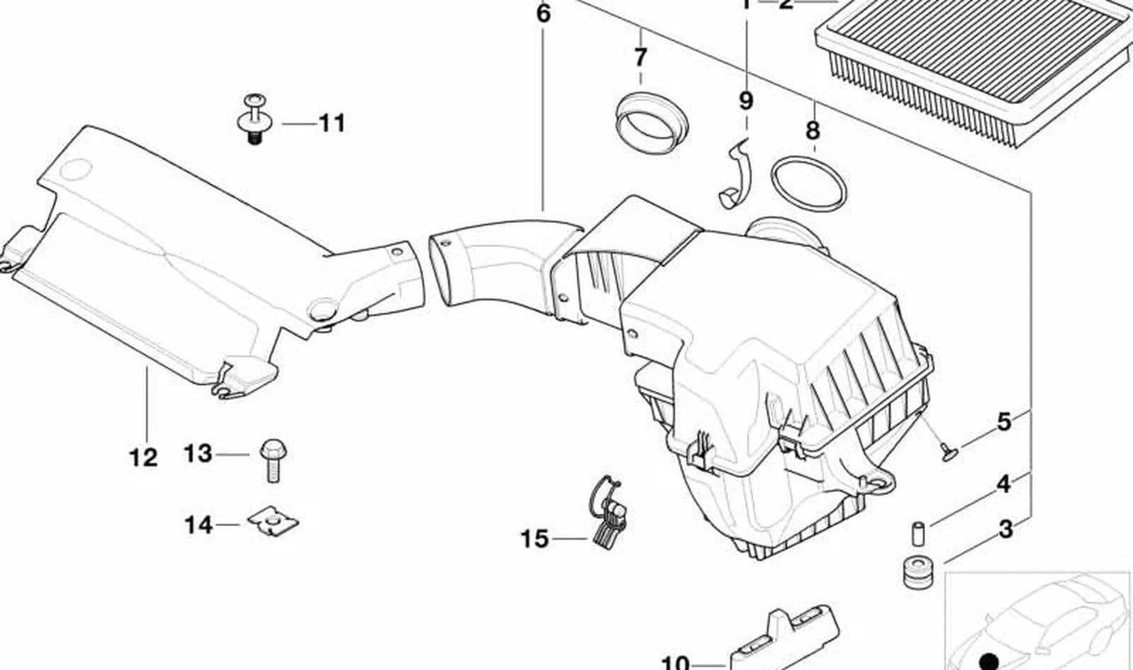 BMW 3 Serisi E46 Emme Susturucusu 13711712403
