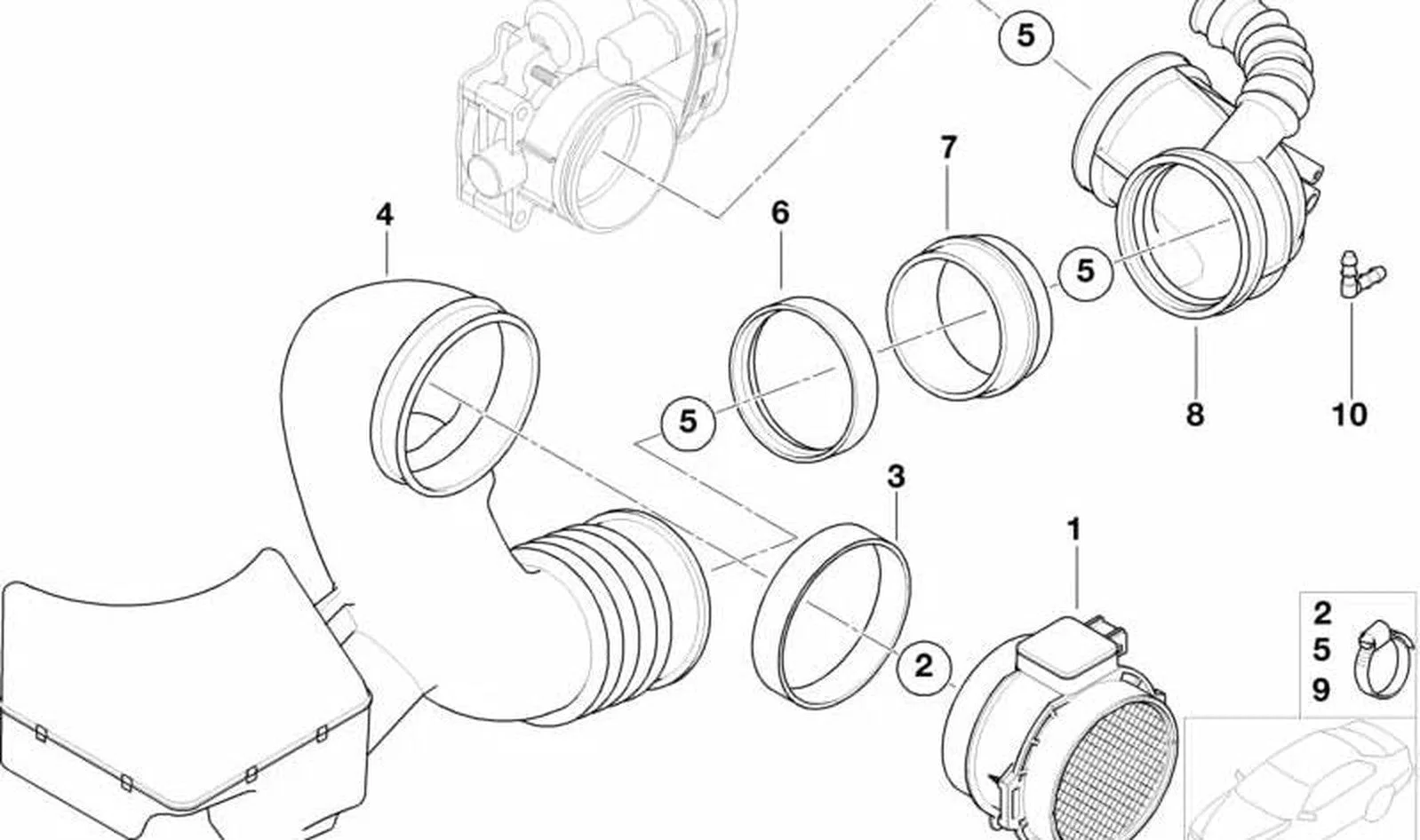 BMW E53 E60 E61 E63… Emme Sistemi O-Ring Contası 13717503137