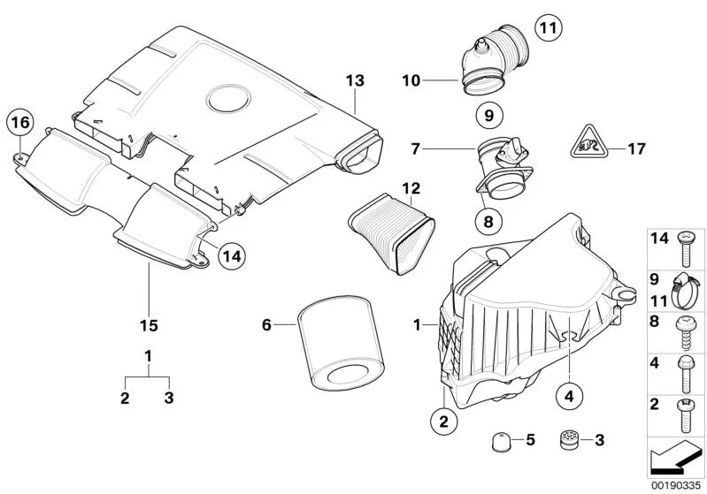 BMW E81 E82 E84 E87… Emme Sistemi Montaj Cıvatası 13717543160