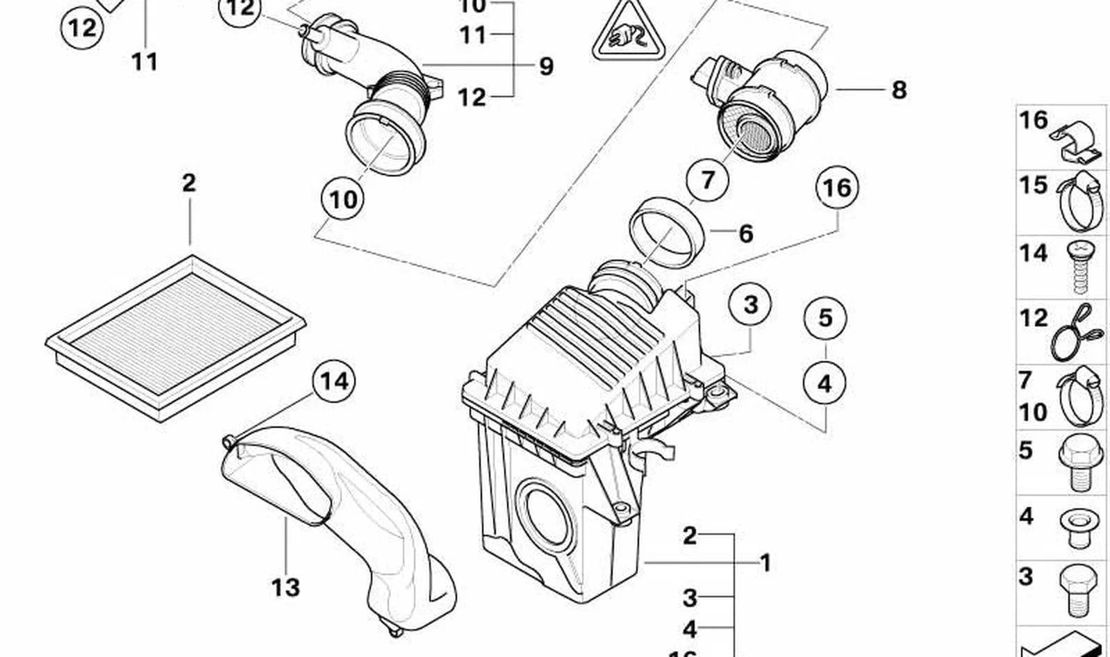 BMW MINI R50 Emme Susturucusu 13717796522