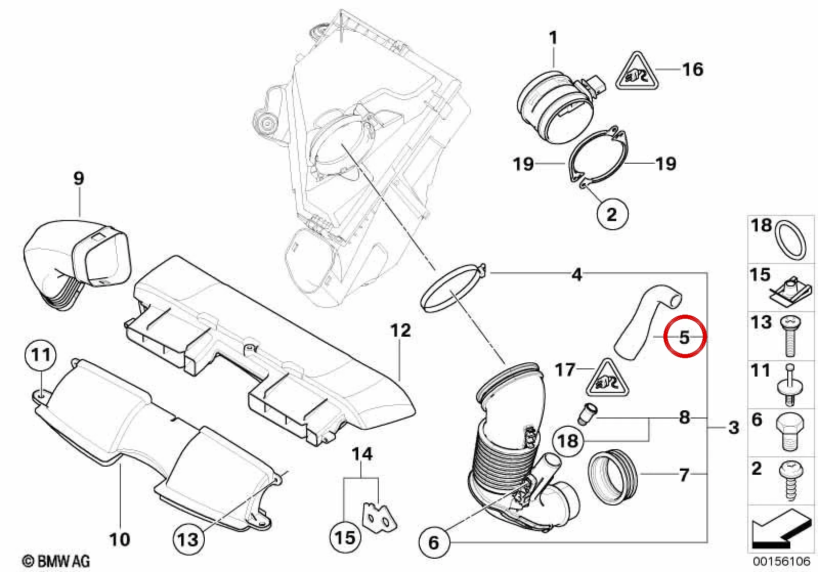 BMW E60 E61 E63 E64… Emme Hortumu 13717804171