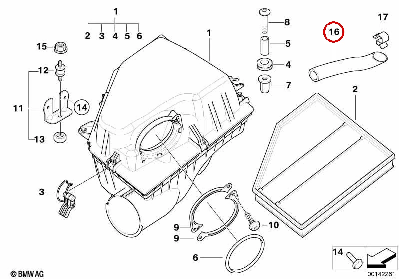 BMW E60 E61 E63 E64 Esnek Emme Borusu 13717806241