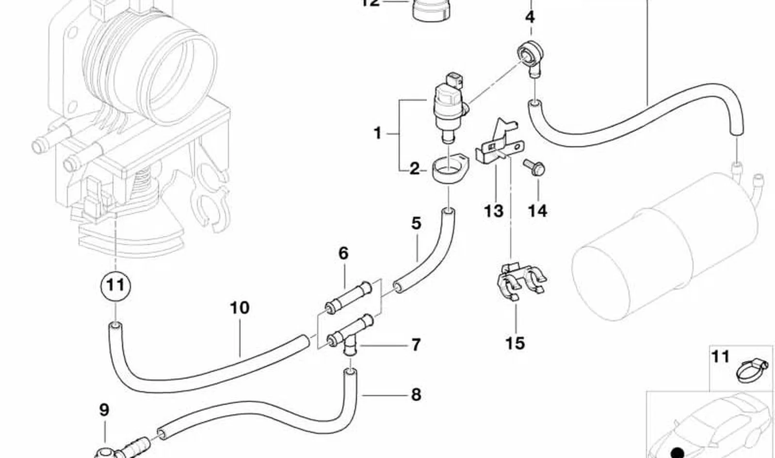 BMW E31 E34 E36 E38… Depo Havalandırma Direnci 13901734469