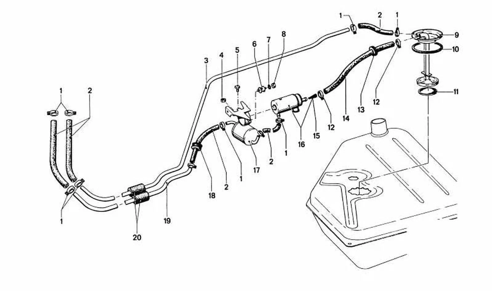 BMW E21 E24 E28 E30… Lastik Geçiş Tapası 16121107262