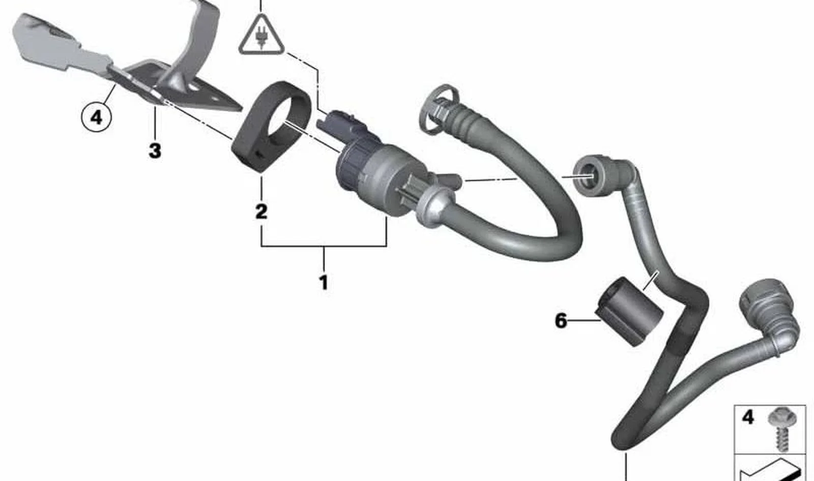 BMW R55 R56 R57 R58… Havalandırma Borusu 16122753136