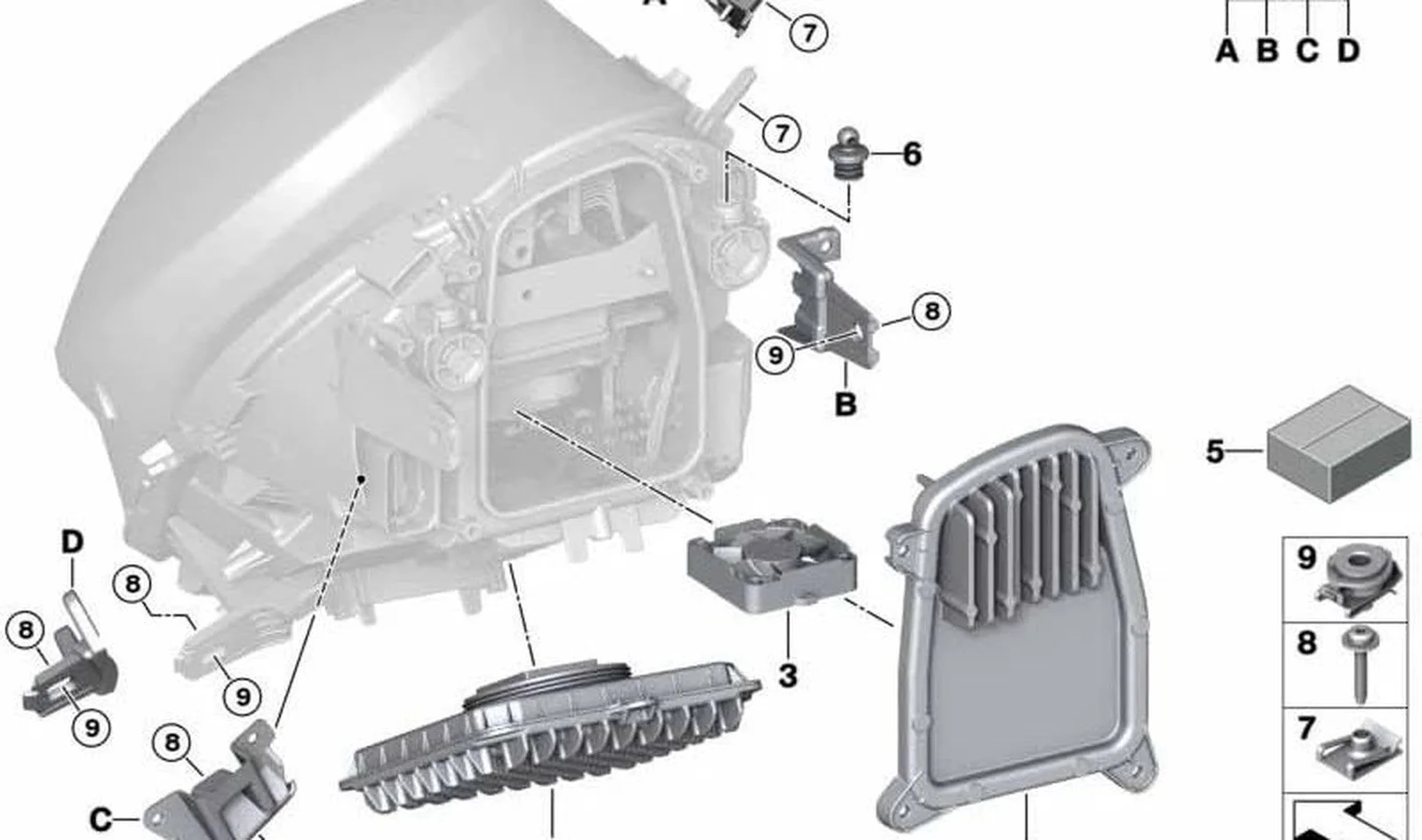 BMW 2 Serisi F22 F87 Lci Far Soğutucu Fan 63117955318