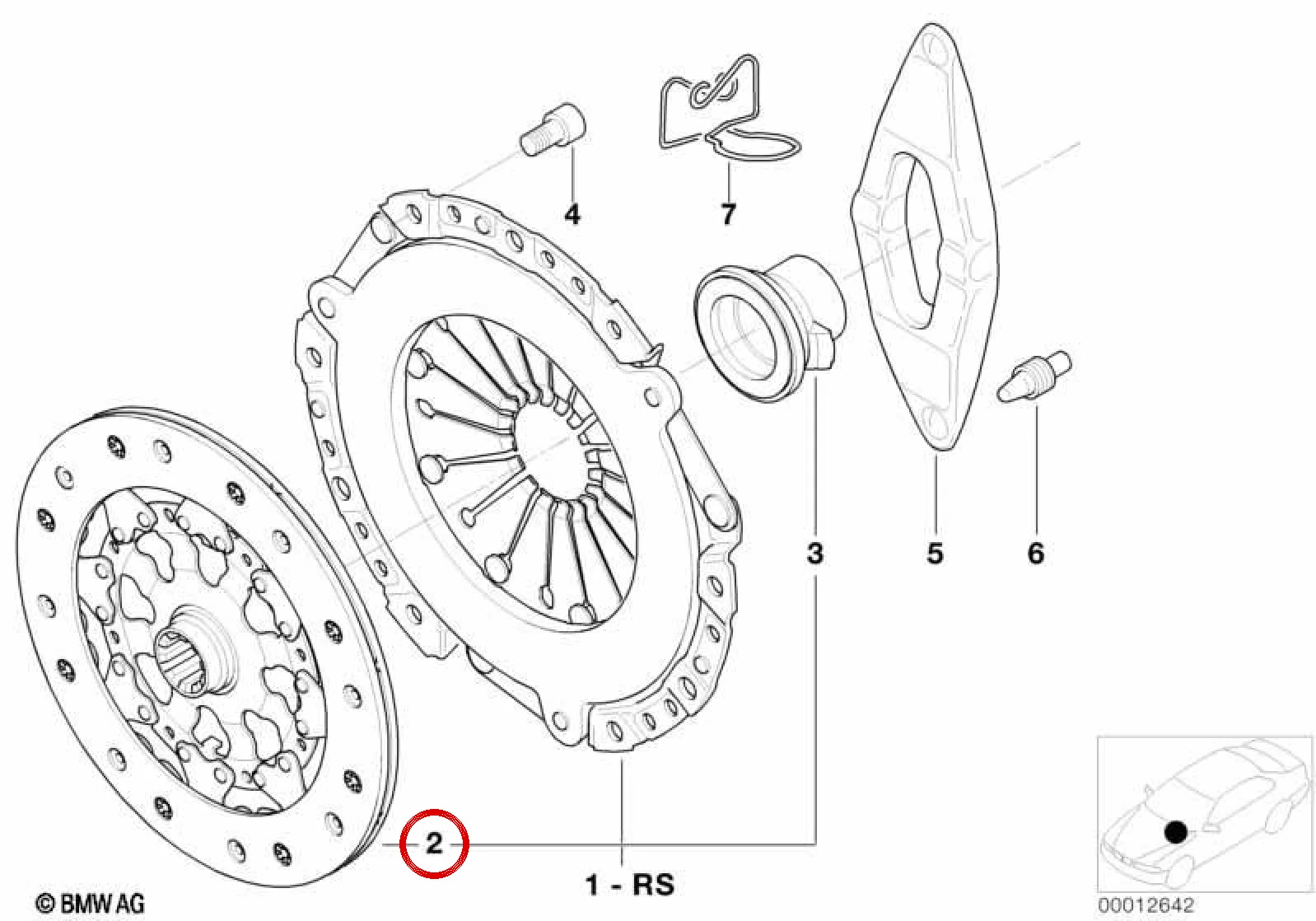 BMW 3 Serisi E46 Debriyaj Diski 240 mm 21217520844