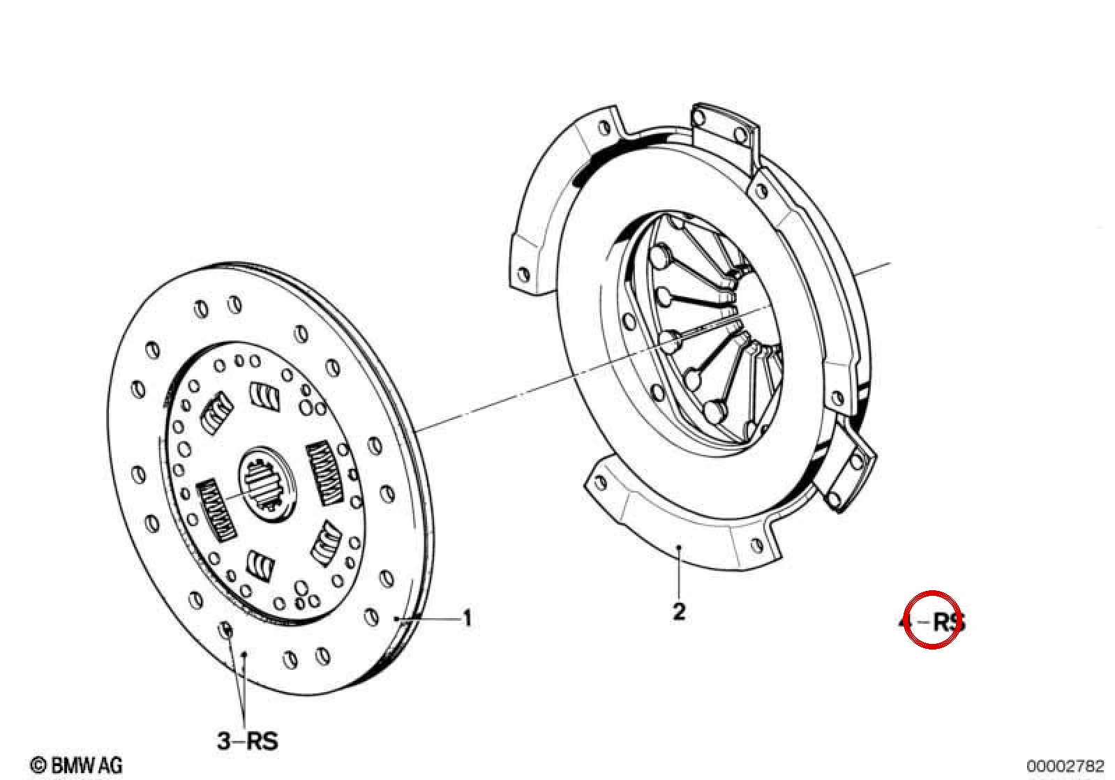 BMW E24 E28 Asbestsiz Debriyaj Seti 240 mm 21219069010