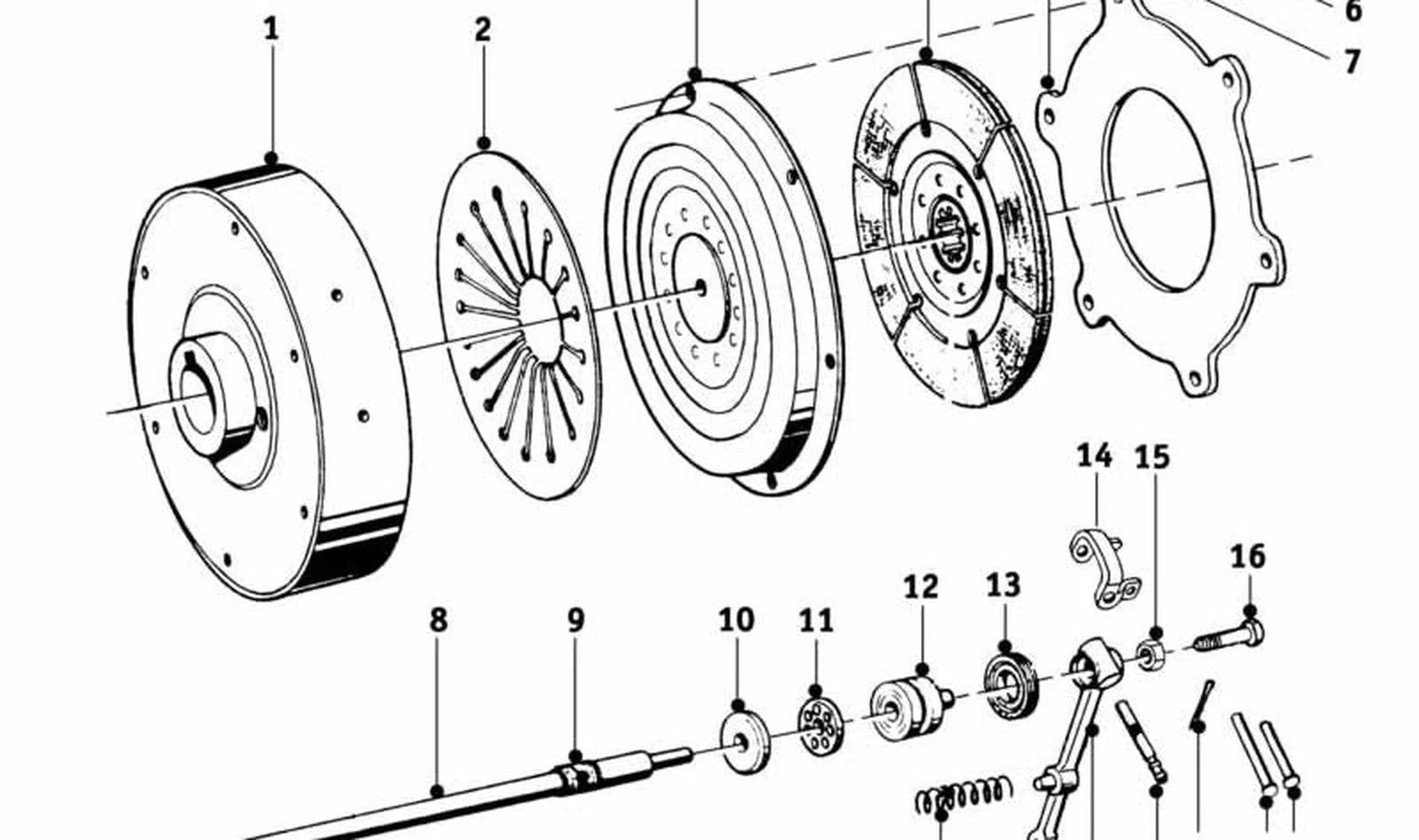 BMW E30 E32 E34 E36… Debriyaj Kumanda Uzun Cıvatası 21521080126