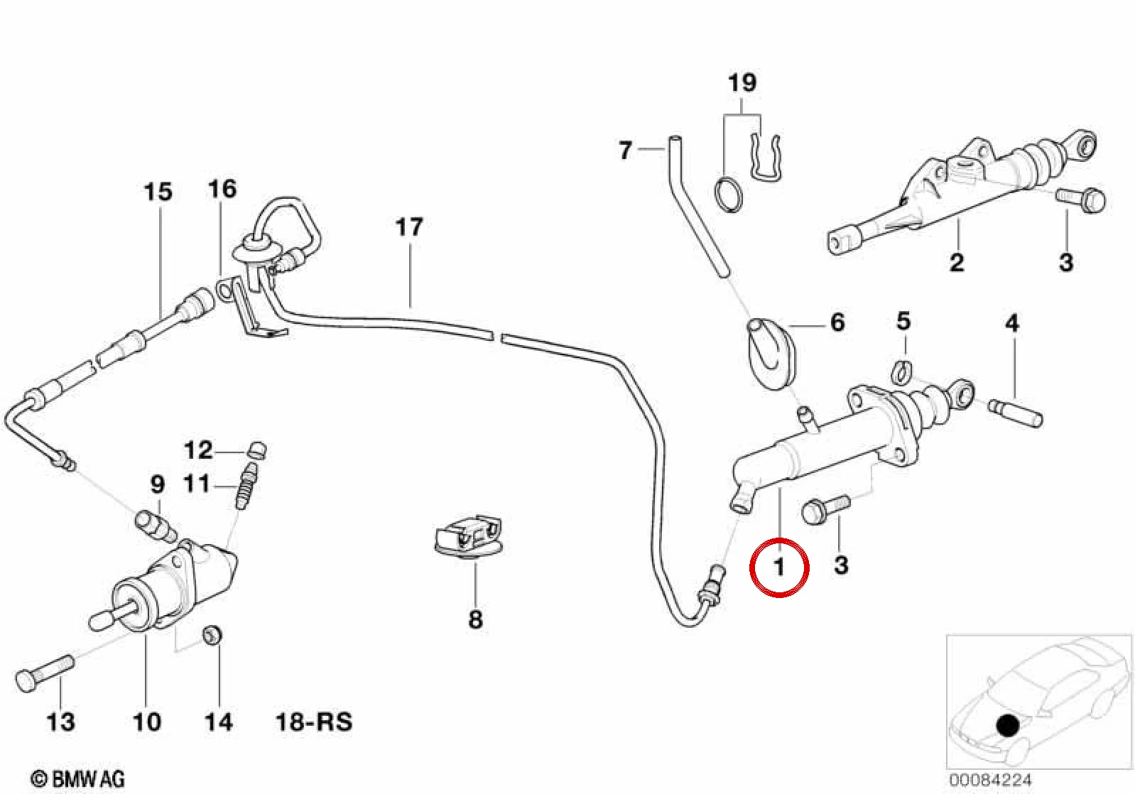 BMW E38 E39 Debriyaj Ana Merkezi 21526758827
