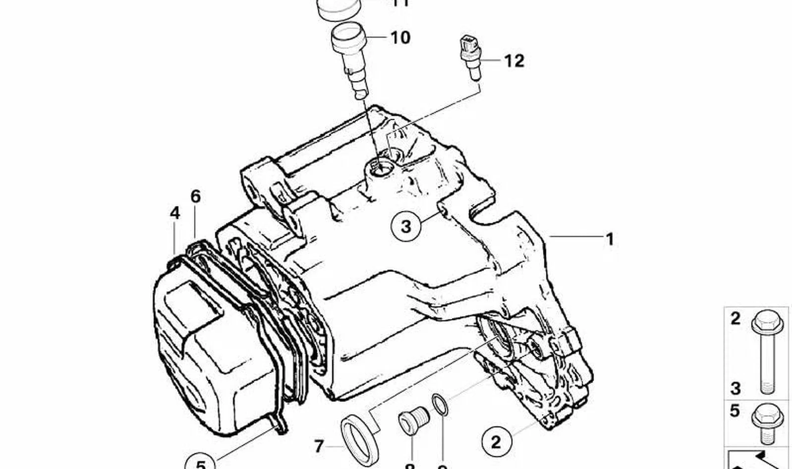 BMW MINI R50 Altıgen Başlı Cıvata M8x70 23100662011