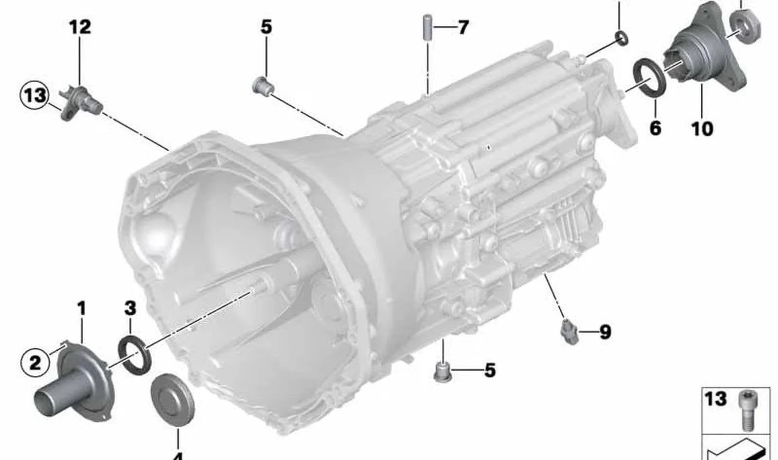 BMW E46 E53 E60 E61… Havalandırma Borusu 23117537913
