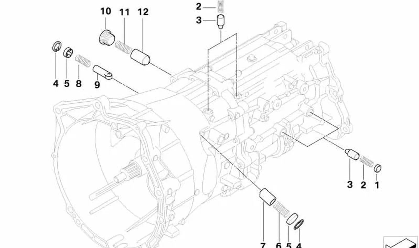 BMW E46 E53 E60 E61… Vites Mekanizması Baskı Yayı 23117550453